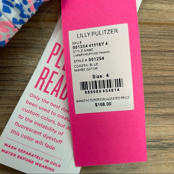 Lilly Pulitzer Carmen Ruffled Tankini Swimsuit - Picture 8 of 10